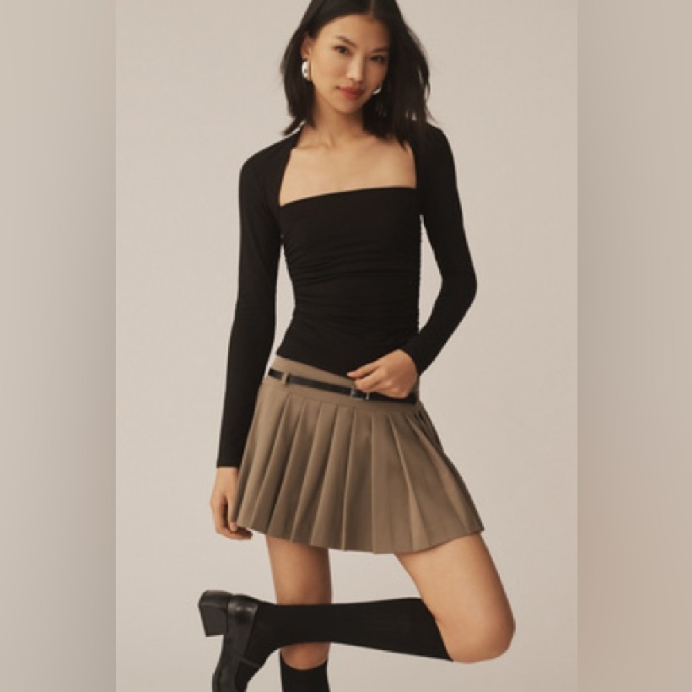 NWT REFORMATION BLACK LAUREL KNIT TOP SIZE SMALL